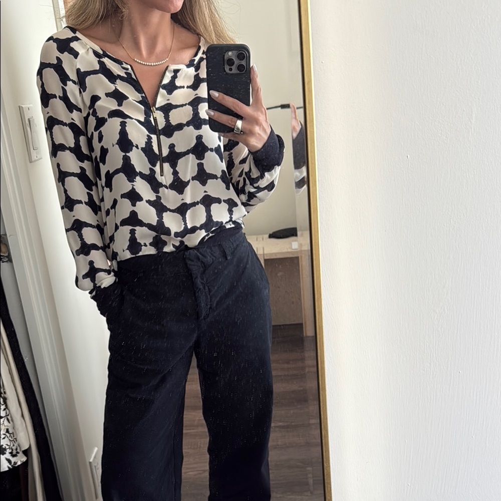 Silk ALC Patterned Top